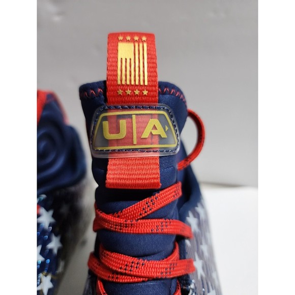 Under Armour Spotlight Lux LE MC USA Stars Football Cleats Men\'s 13 3025366-100 main image 5